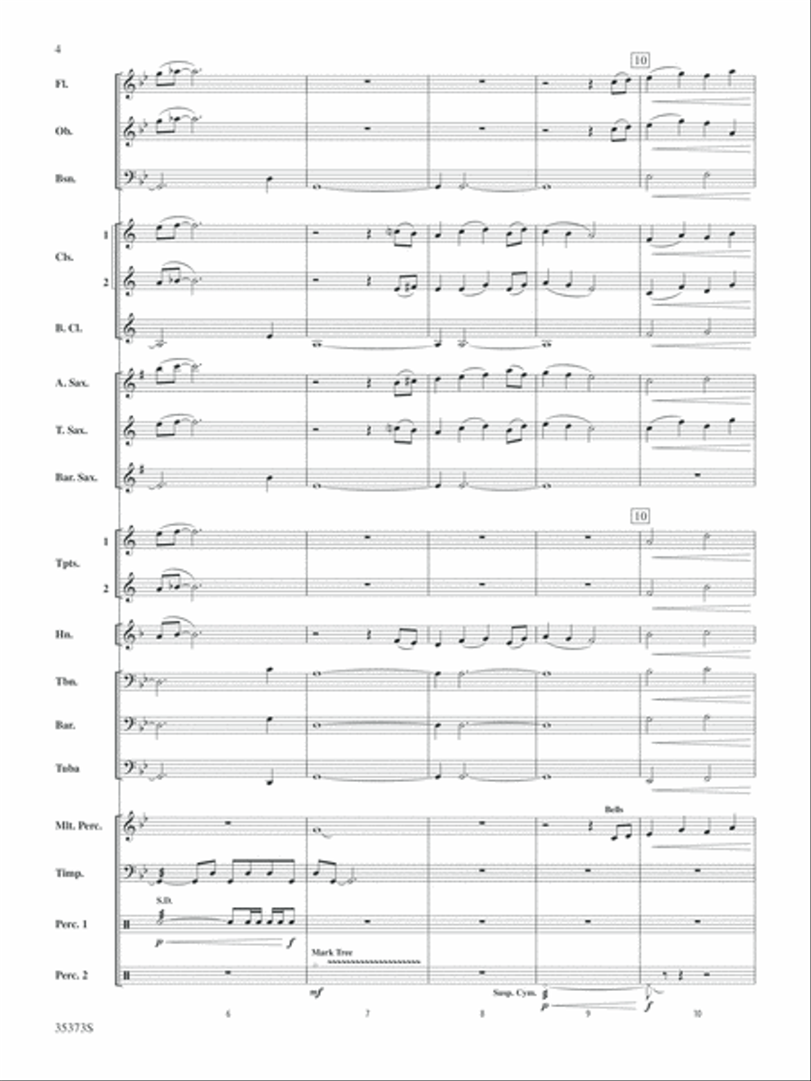 Chimera: Score Concert Band scores gallery preview page 4