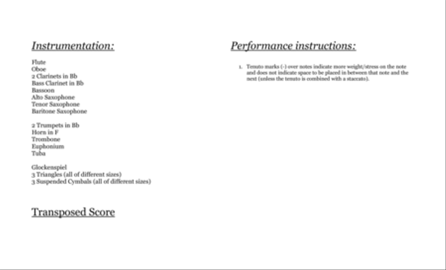 Do You Hear How Many You Are? Concert Band scores gallery preview page 3