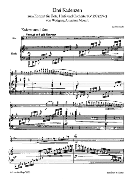 3 Cadenzas for Mozart's Concerto in C major K. 299 (297c)