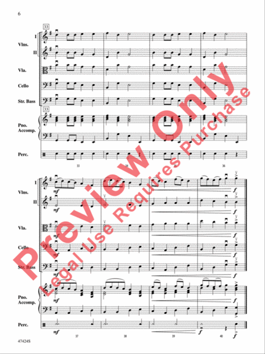 March from The Nutcracker String Orchestra scores gallery preview page 7