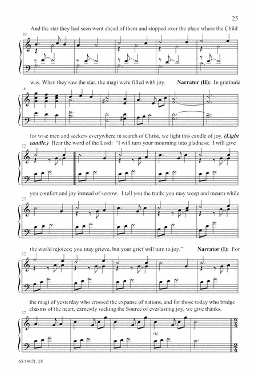 Candles and Carols Candles and Carols 3-Part scores gallery preview page 26