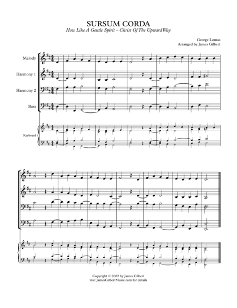 SURSUM CORDA Small Ensemble scores gallery preview page 2