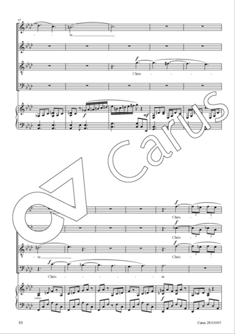 Missa ad maiorem Dei gloriam Divisi scores gallery preview page 11