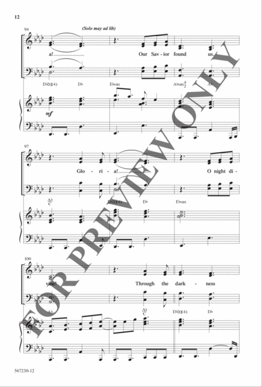 Gloria (Our Savior Found Us) - Anthem Choir scores gallery preview page 11