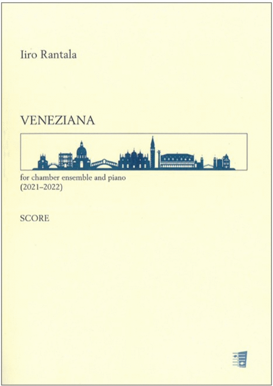 Veneziana for chamber ensemble and piano - Study score