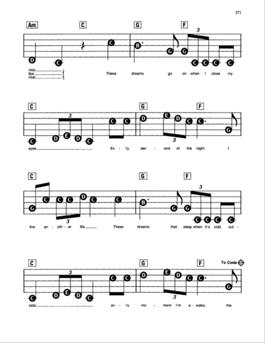 These Dreams Electronic Keyboard scores gallery preview page 2