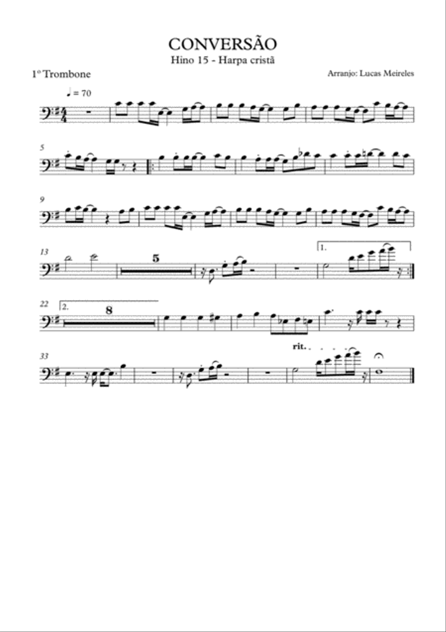 Conversion- Christian Harp Praise 15 Concert Band scores gallery preview page 4
