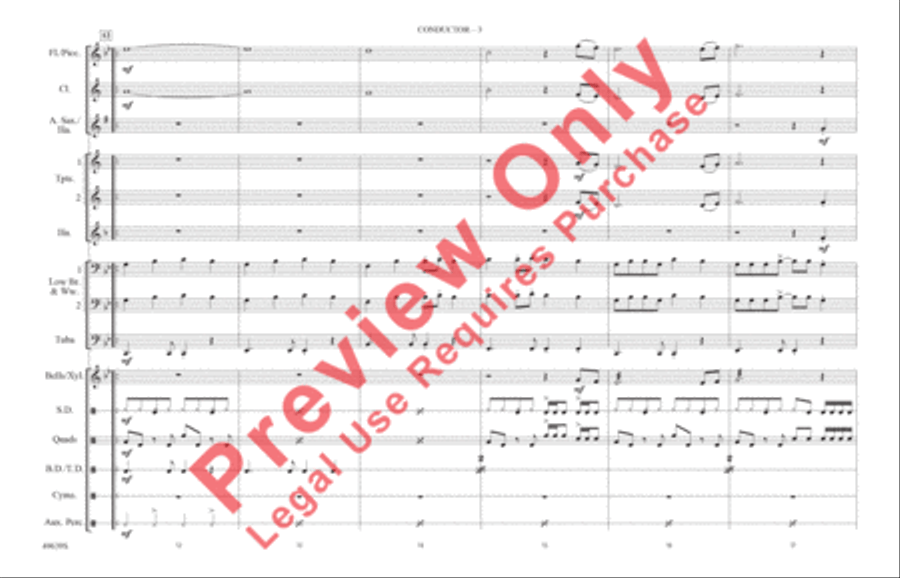 You Belong With Me You Belong With Me Marching Band scores gallery preview page 4