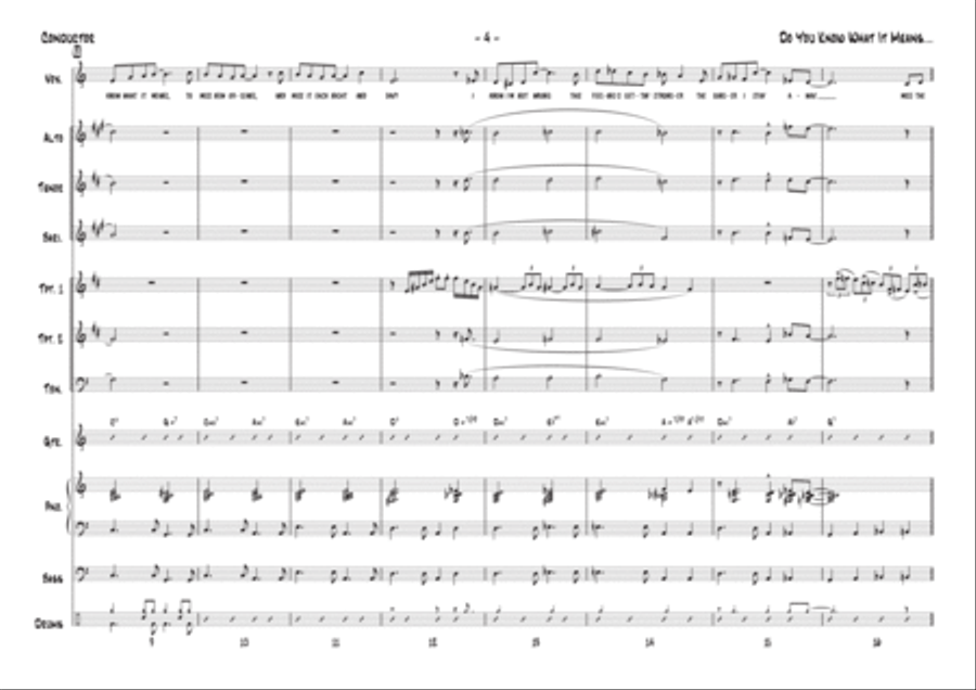 Do You Know What It Means To Miss New Orleans Jazz Ensemble scores gallery preview page 4