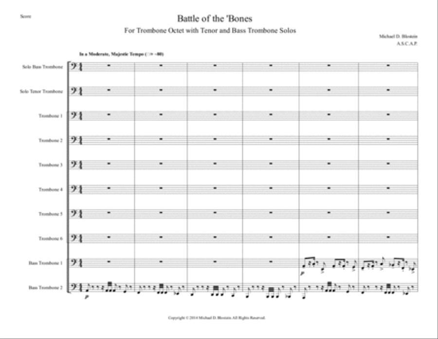 Battle of the 'Bones Brass Ensemble scores gallery preview page 3