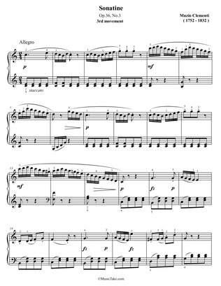 Clementi Sonatina in C Major Op.36 No.3 (3rd movement)