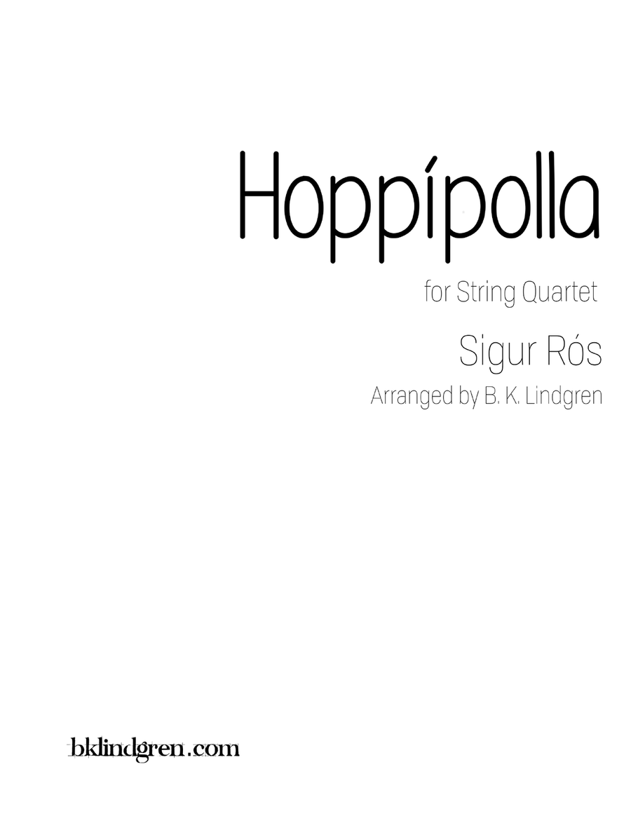 Hoppipolla String Quartet scores gallery preview page 1