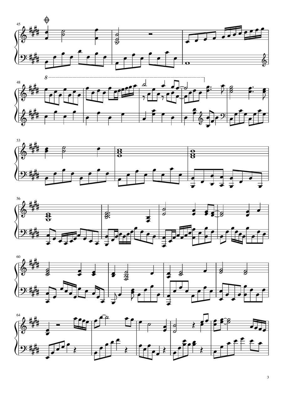 My Heart Will Go On (love Theme From 'titanic') Piano Solo scores gallery preview page 3