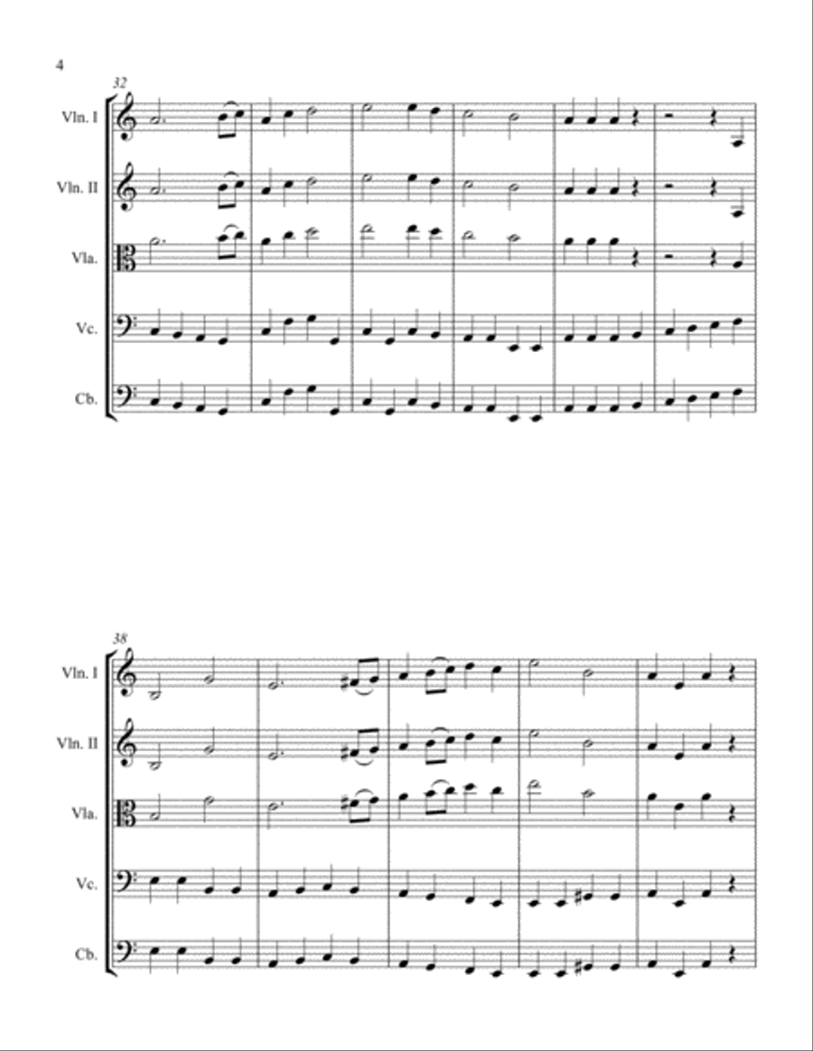 Mach March String Orchestra scores gallery preview page 4