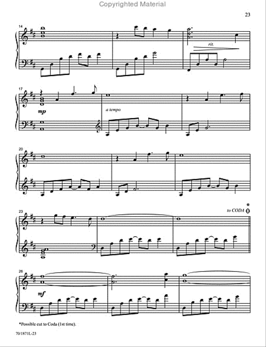 The Church Pianist's Library, Vol. 14 Piano Solo scores gallery preview page 5