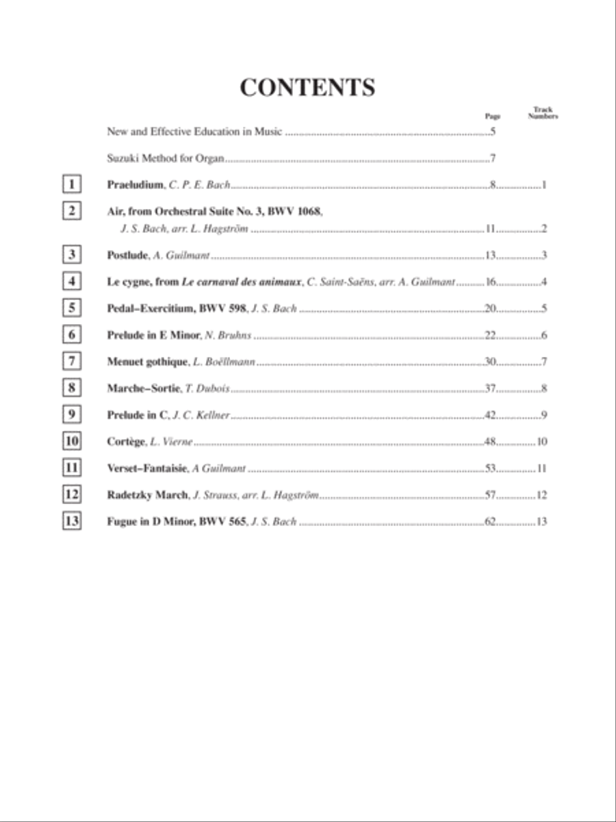 Suzuki Organ School Organ scores gallery preview page 3