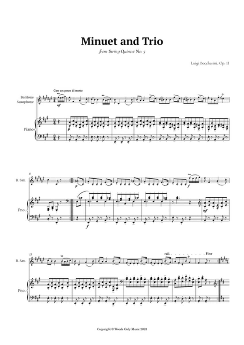 Minuet by Boccherini for Baritone Sax image number null