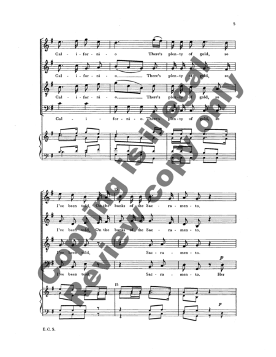 Sacramento Sacramento 4-Part scores gallery preview page 10