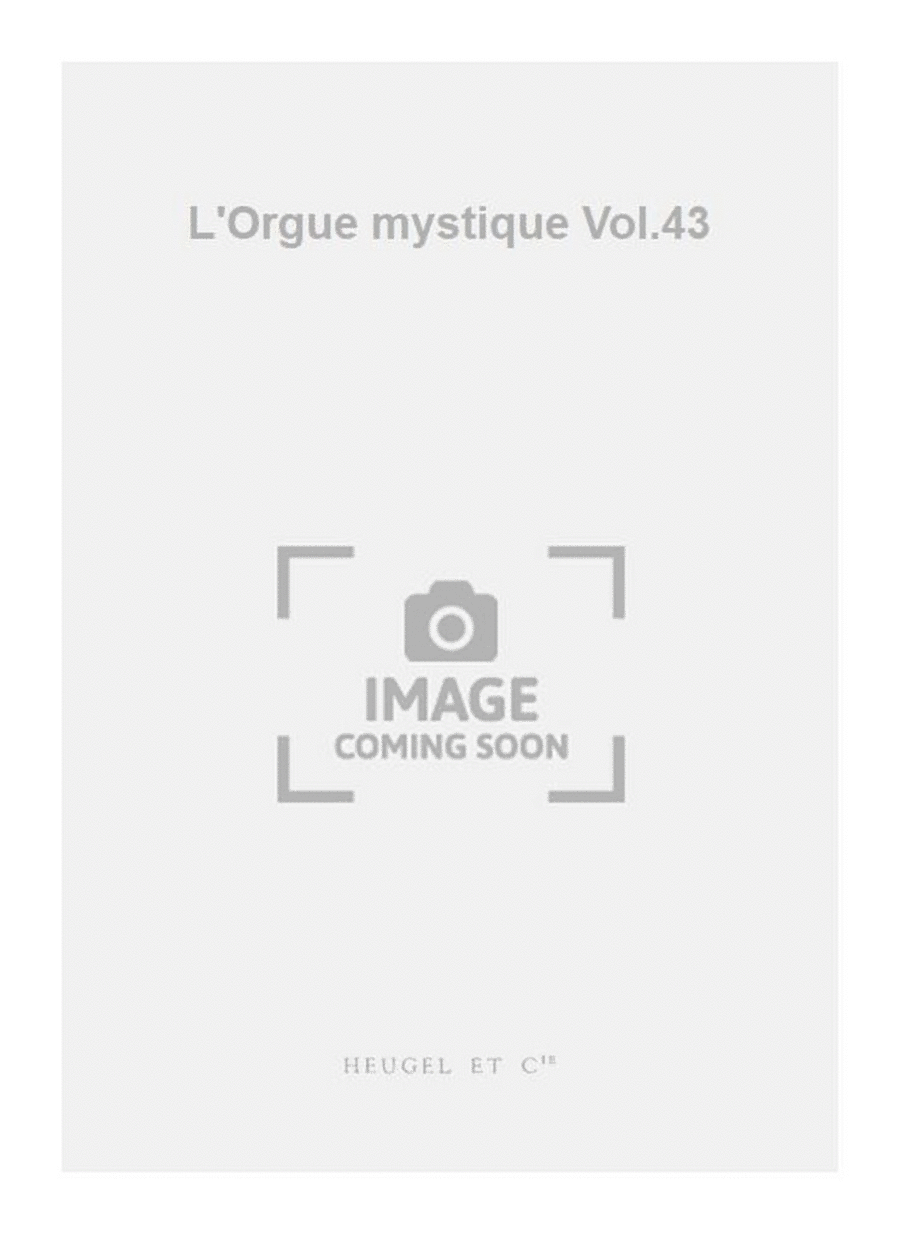 L'Orgue mystique Vol.43 Organ scores gallery preview page 1