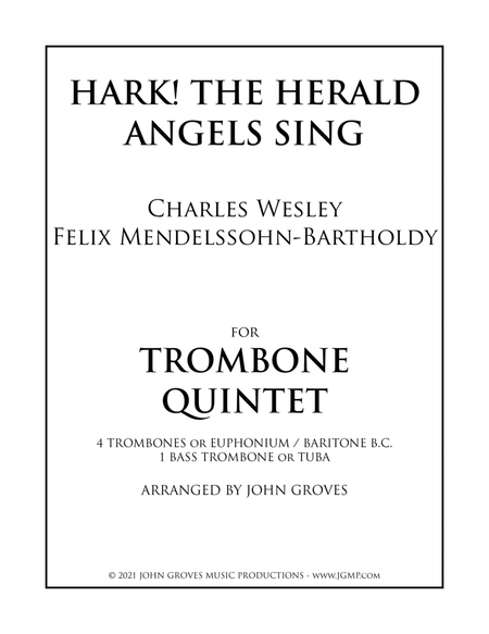 Hark! The Herald Angels Sing - Trombone Quintet image number null