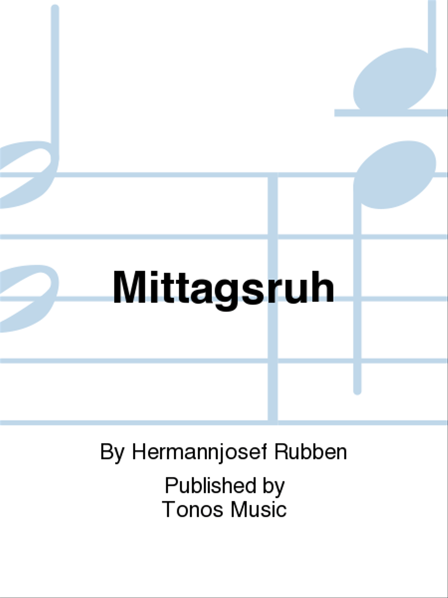 Mittagsruh SSA scores gallery preview page 1
