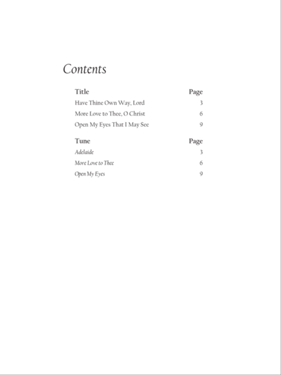 Prayerful Preludes, Set 1 Organ scores gallery preview page 2