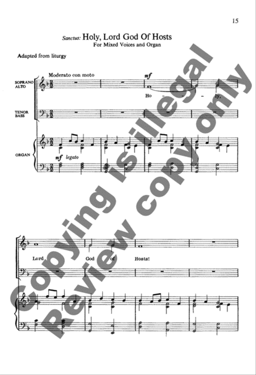 Missa Exultate Missa Exultate 4-Part scores gallery preview page 6