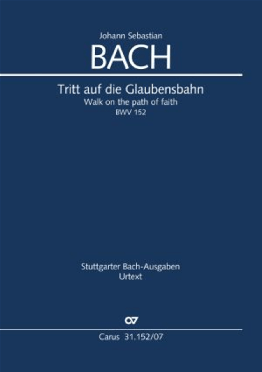 Walk on the path of faith (Tritt auf die Glaubensbahn) Orchestra scores gallery preview page 1