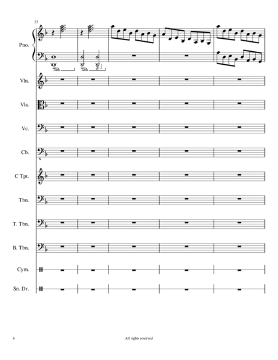 Sonata #13 By: Ronald James Karle Small Ensemble scores gallery preview page 5