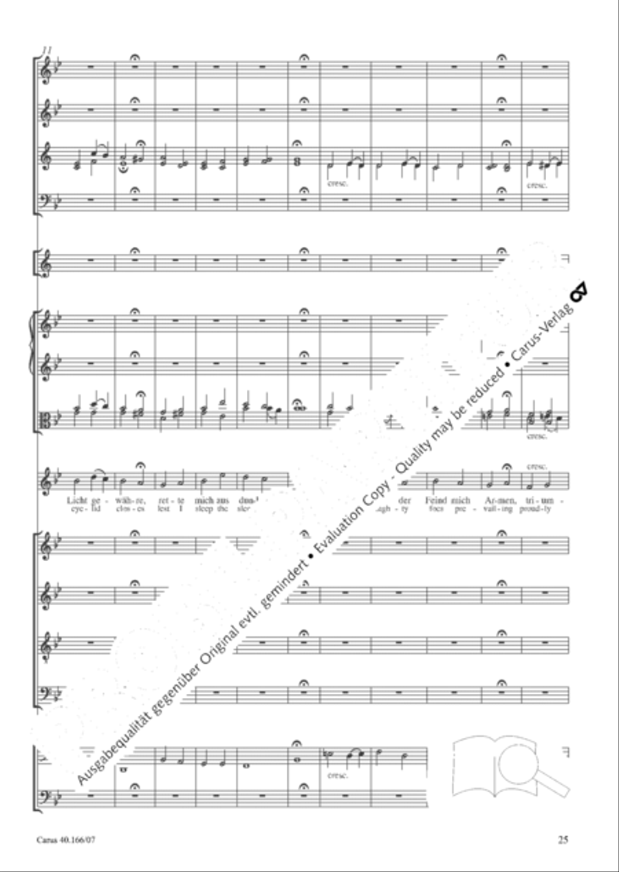 Hymn; Three sacred songs; fugue (Hymne; Drei geistliche Lieder und Fuge) Orchestra scores gallery preview page 26