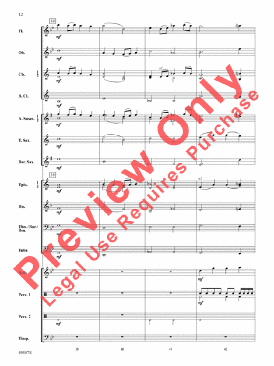 Operation Invictus Operation Invictus Concert Band scores gallery preview page 13