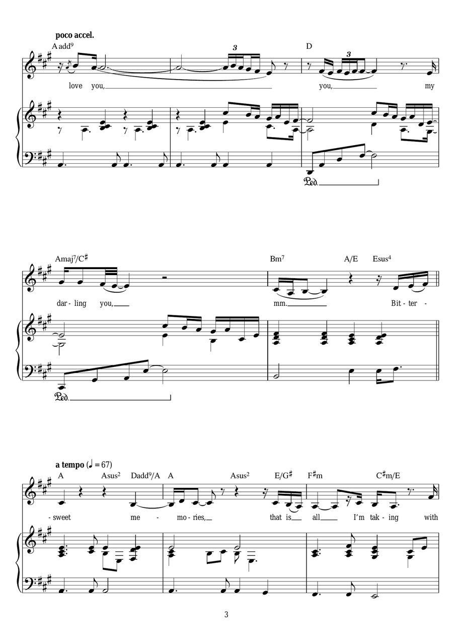 I Will Always Love You Easy Piano scores gallery preview page 3