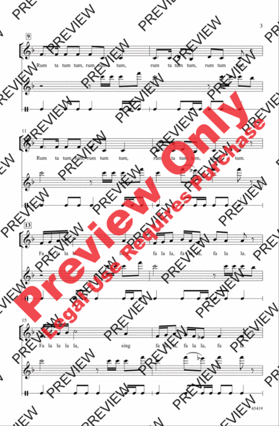 A Christmas Roundelay A Christmas Roundelay Women's Choir scores gallery preview page 3