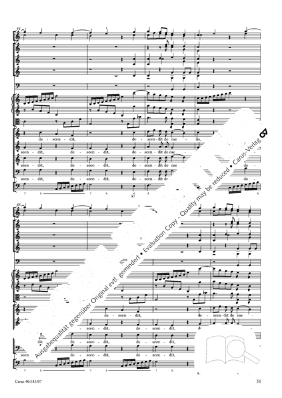Mass in C (Missa in C) 4-Part scores gallery preview page 58