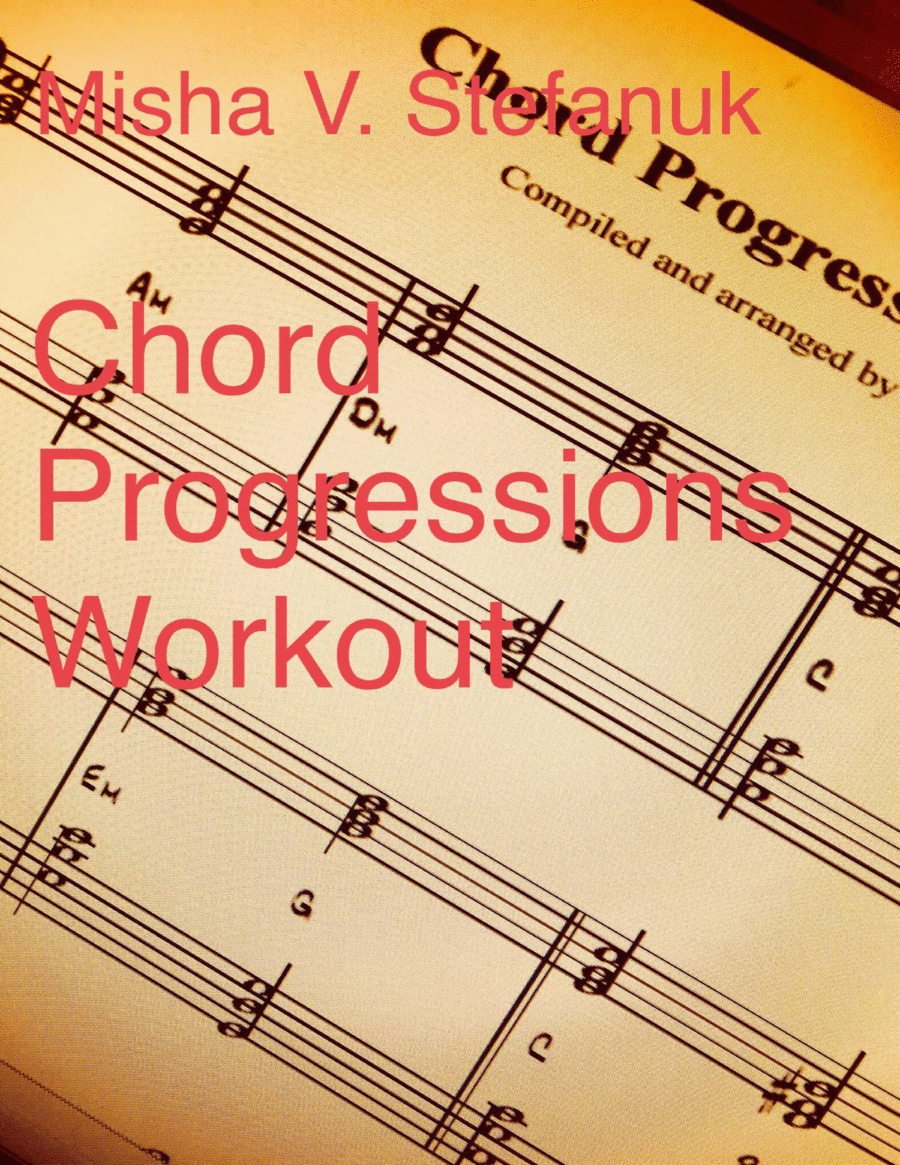 Piano Chord Progressions Workout Voice scores gallery preview page 1