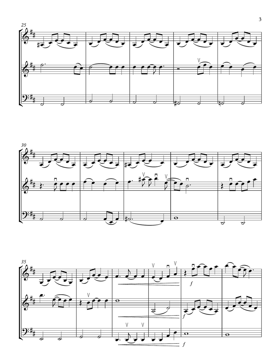 Your Song String Trio scores gallery preview page 3