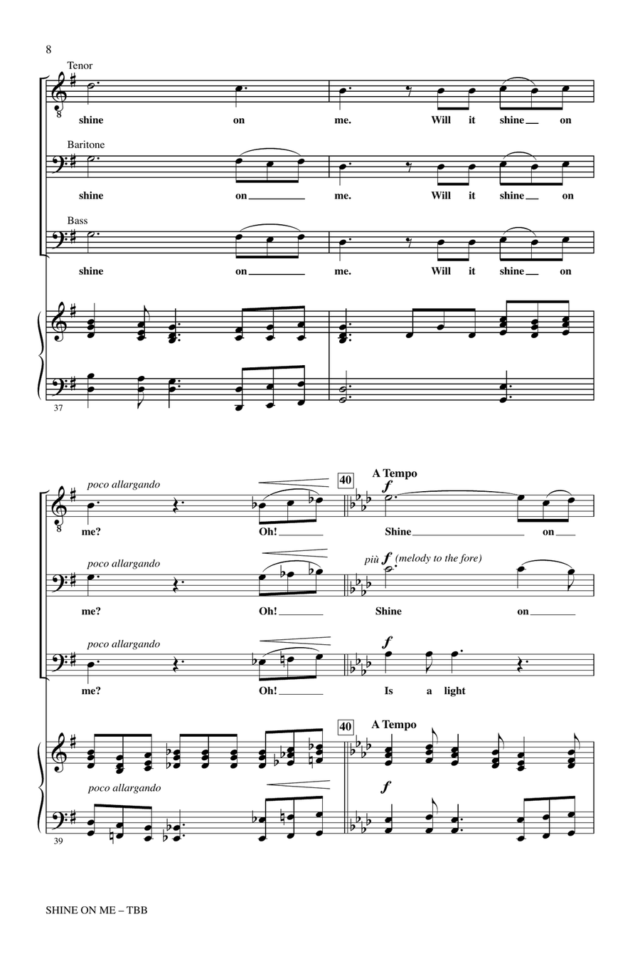 Shine On Me 3-Part scores gallery preview page 6
