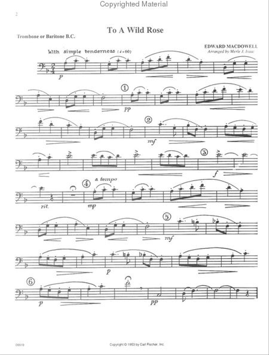 Festival Performance Solos - Volume 1 (Trombone/Baritone) Baritone Horn scores gallery preview page 2