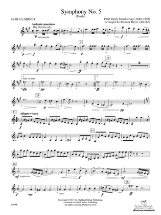 Symphony No. 5: 1st B-flat Clarinet