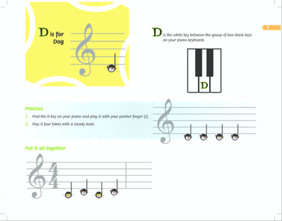 Learning to Play Piano for the Very Young Piano Method scores gallery preview page 10