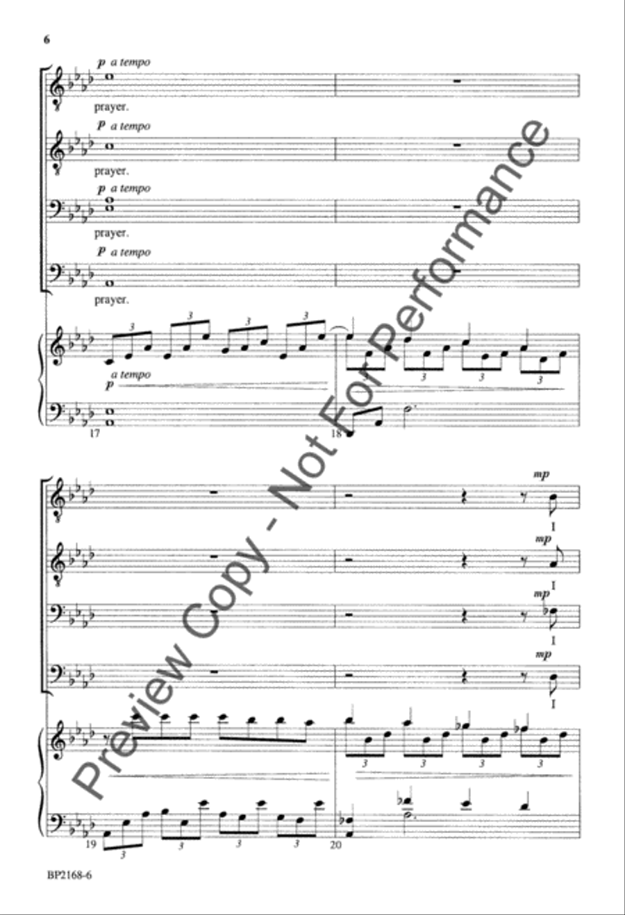 God Thou Art Love - TTBB TTBB scores gallery preview page 6