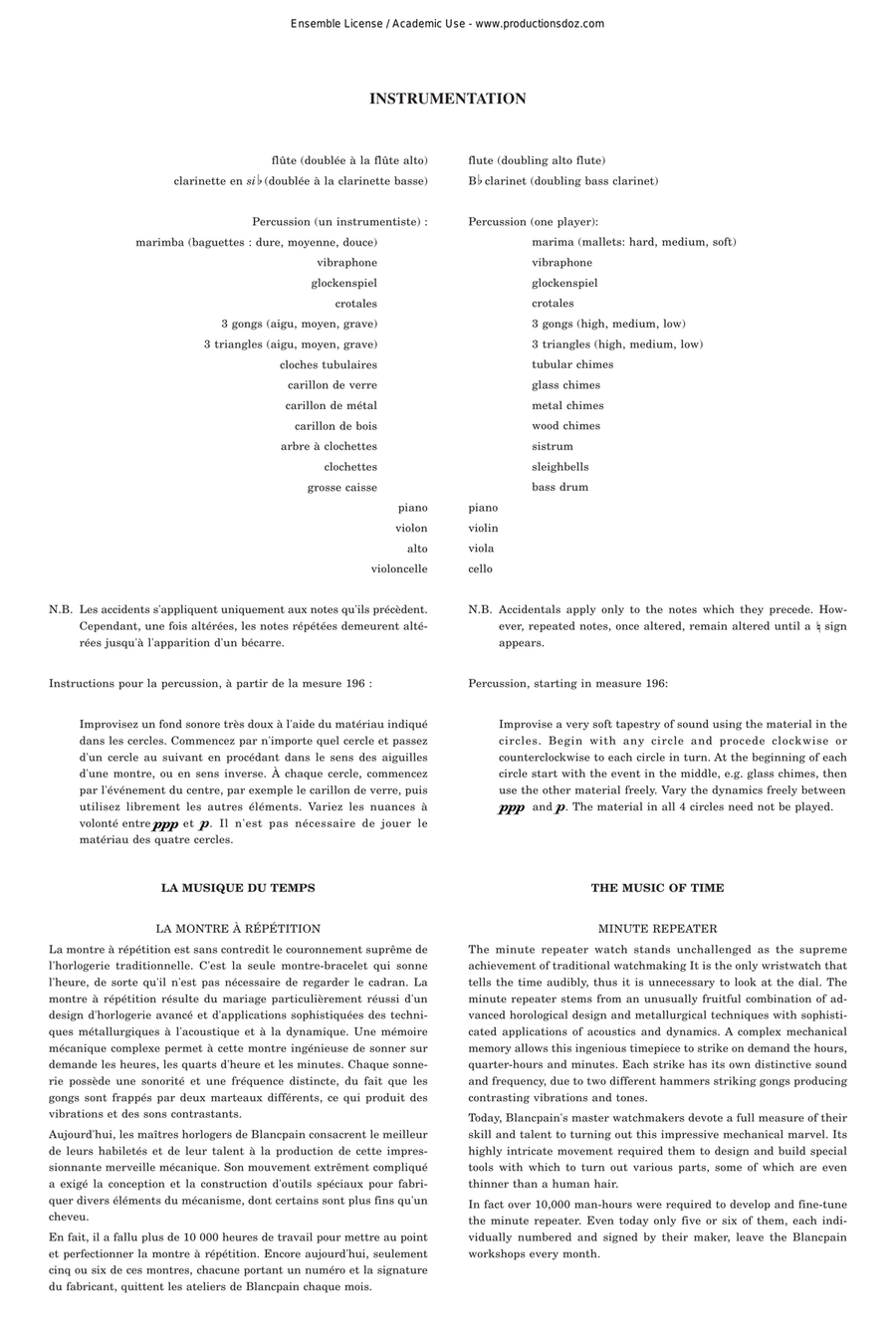 Die klingende Zeit Score scores gallery preview page 3