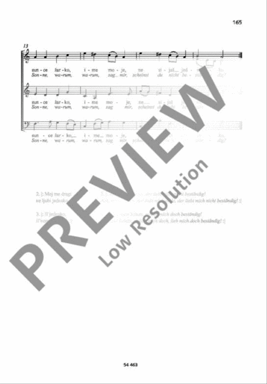 Sunce žarko A Cappella scores gallery preview page 3