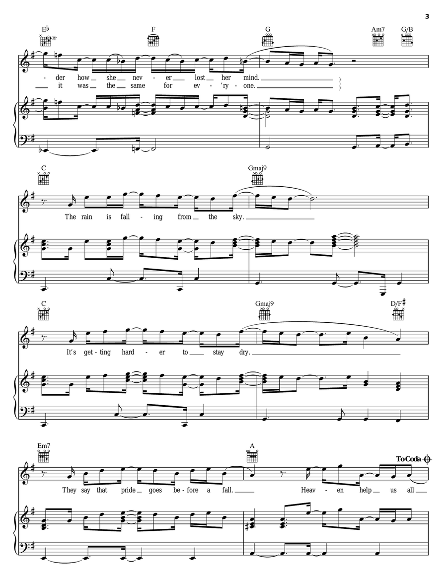 Find A Way Find A Way Piano, Vocal, Guitar scores gallery preview page 3