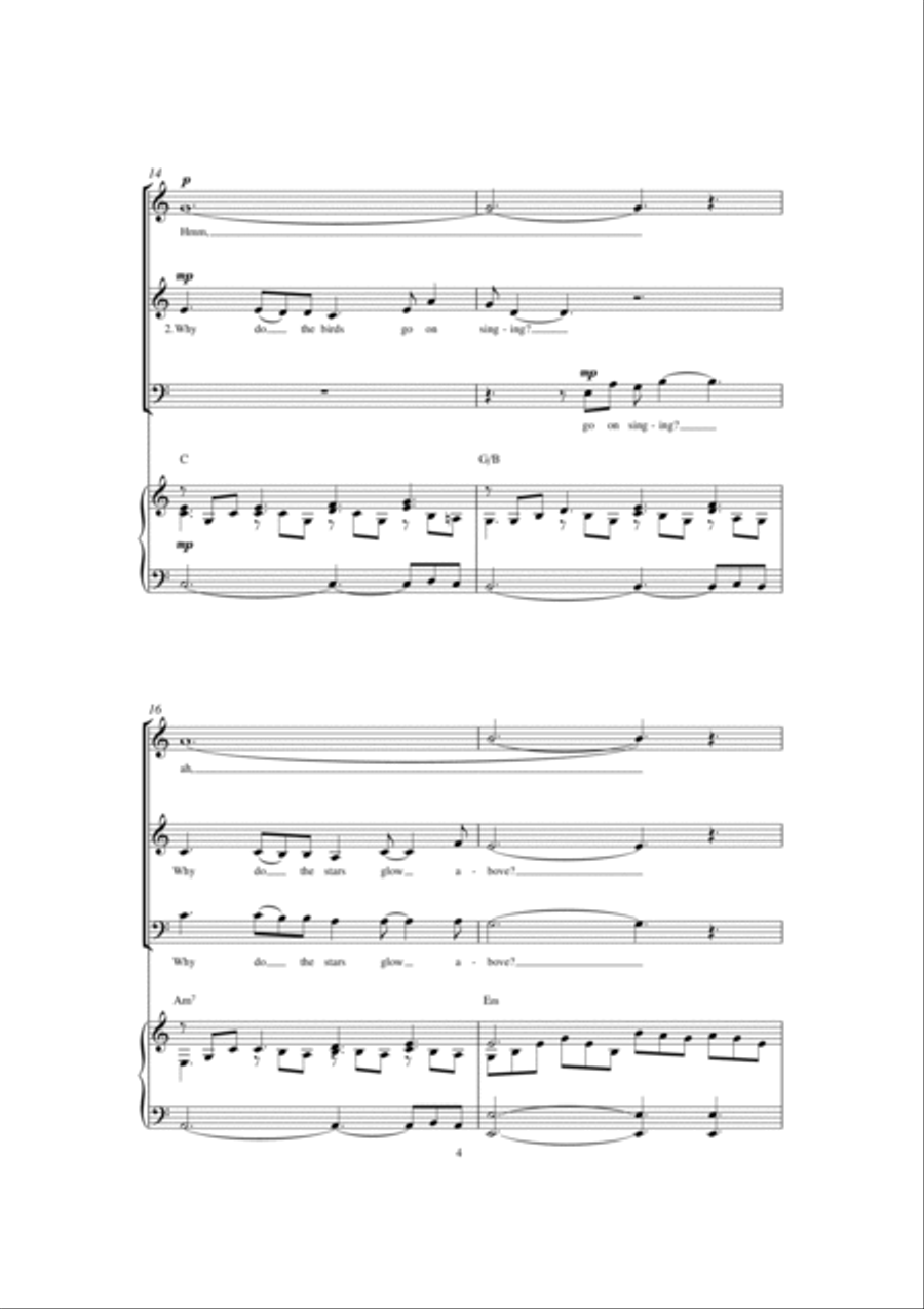 The End Of The World (arr. Patrick Gazard) 3-Part scores gallery preview page 4