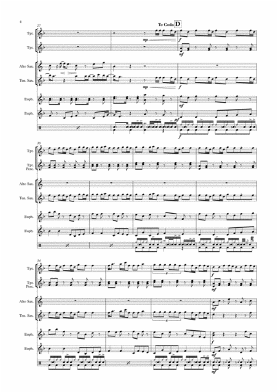 Despacito Small Ensemble scores gallery preview page 4