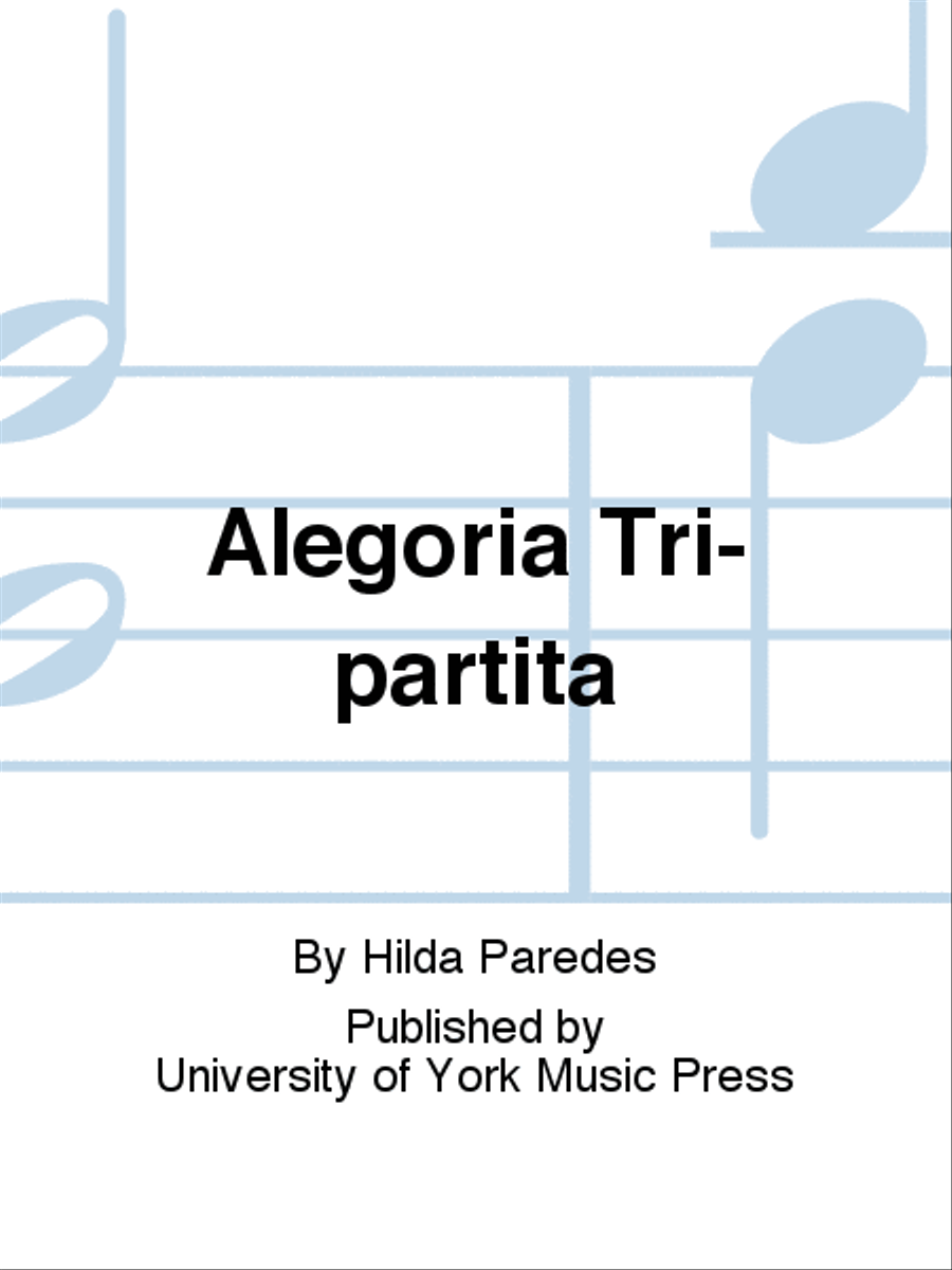 Alegoria Tripartita Piano Trio scores gallery preview page 1