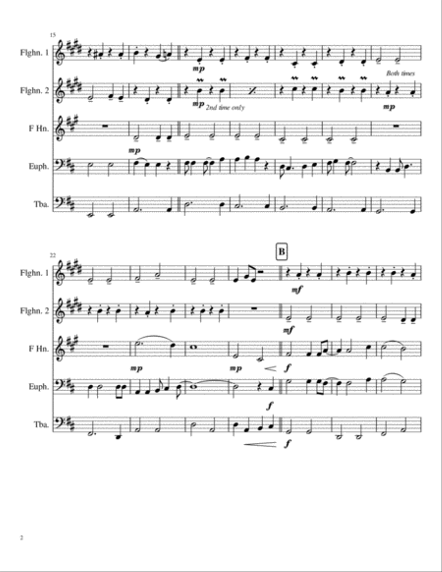 Streets Of London Brass Ensemble scores gallery preview page 2