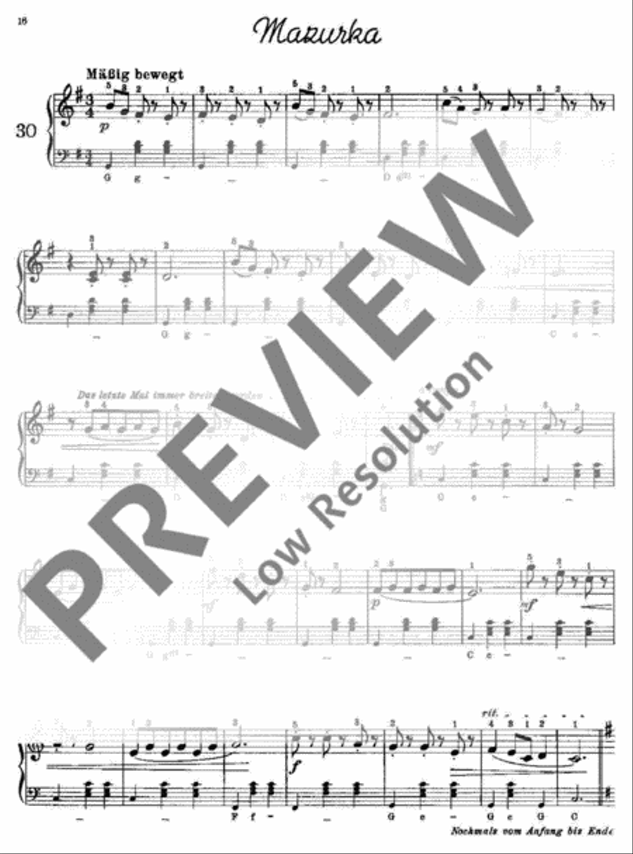 Für kleine Leute Accordion scores gallery preview page 17
