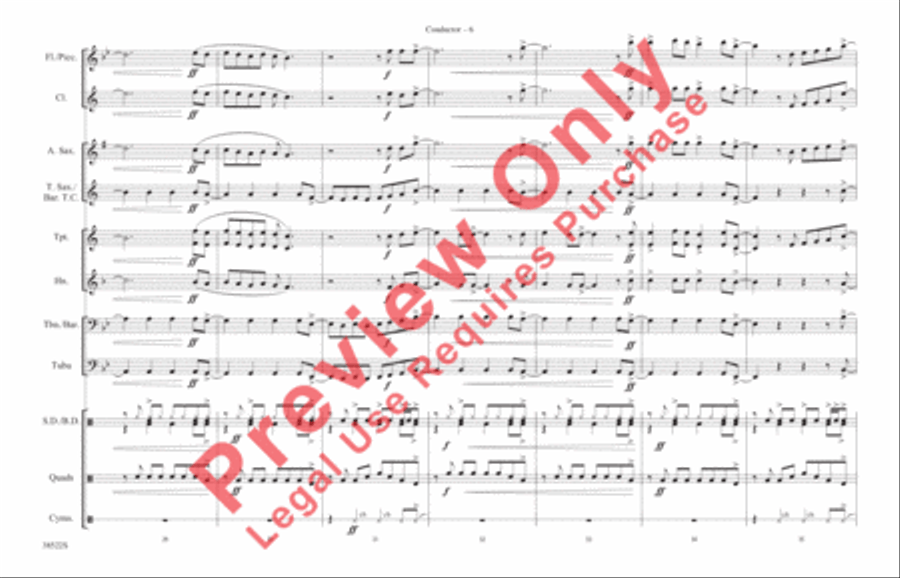Any Way You Want It Any Way You Want It Marching Band scores gallery preview page 7